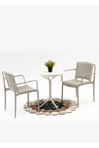 Nes Kollu Bahçe Balkon Bistro Masa Takımı